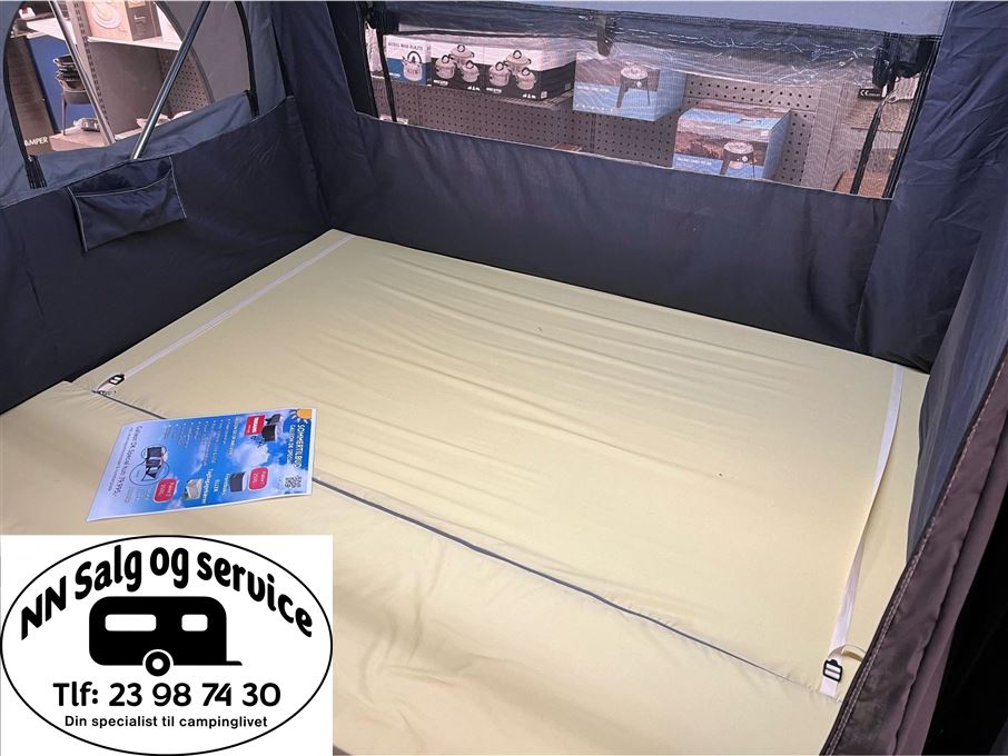 Trigano Galleon MED ANNEKS, SOLSEJL OG FRONTBOKS SIDSTE I DK, I GRÅ FARVER